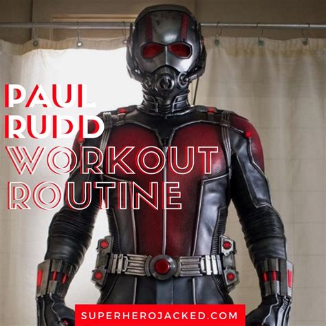 Paul Rudd Workout Routine And Diet Plan [updated] Train Like Ant Man