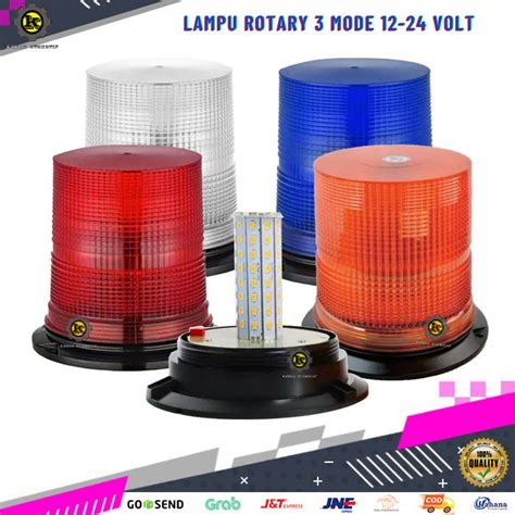 Jual Lampu Led Rotary Rotari Peringatan Atap Atas Kabin Variasi Mobil