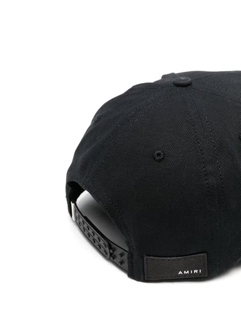 AMIRI logo-embroidered curved-peak Cap - Farfetch