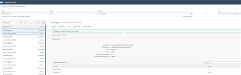 SAP CPI Message Monitoring Standard Out Of The Box Features To Use