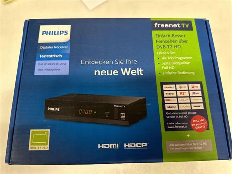 Tuner Philips Dtr B Digitaler Dvb T Full Hd H Hevc Sklep