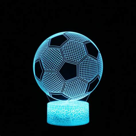 Football Lampe Led D Illuminated Bureau Optique Veilleuse Avec