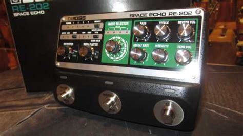 Boss Re Space Echo Black And Green Effects Rivington Guitars