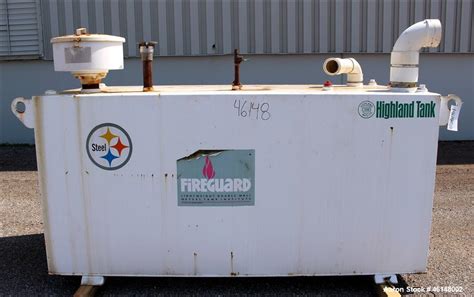 Used Highland 600 Gallon Diesel Double Wall External Fuel Tank Wa