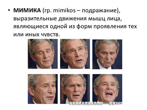 мимика человека