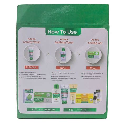 Mentholatum Acnes Care With Mentholatum Acne Set 3 In 1 Pack Best