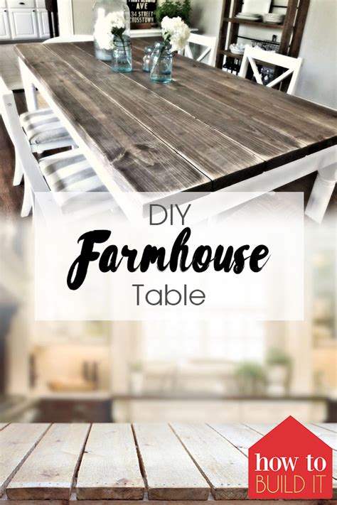 DIY Farmhouse Table: Step By Step, How To Build, Materials List-How To Build It