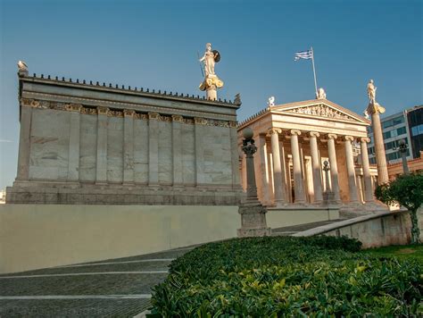 Statue Of The Goddess Athena At The Academy Of Athens Reurope