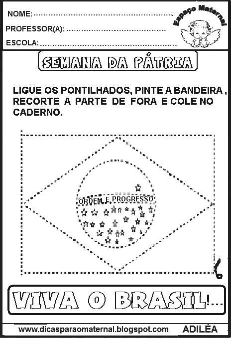 Atividades Maternal Semana Da Patria - ATIVIDADES PARA EDUCAÇÃO INFANTIL - SEMANA DA PÁTRIA - Espaço Maternal ...