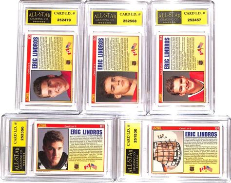 Eric Lindros Score Bonus Cards B B Asg Mint Jn Ebay