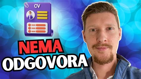 Firma ne odgovara na PRIJAVU ZA POSAO Šta napraviti YouTube