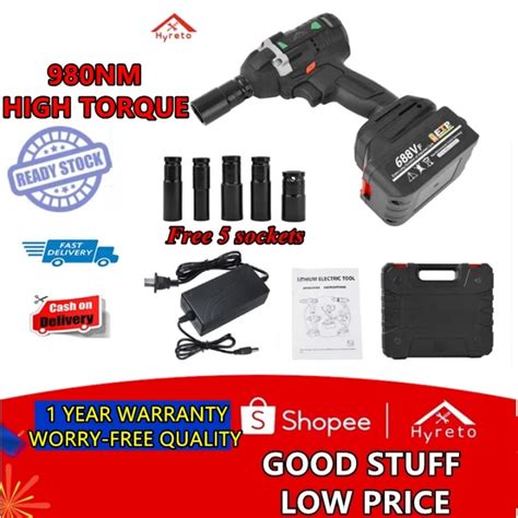 Tool Set Flyman Socket Wrench Set Ready Stock Electric Cordless