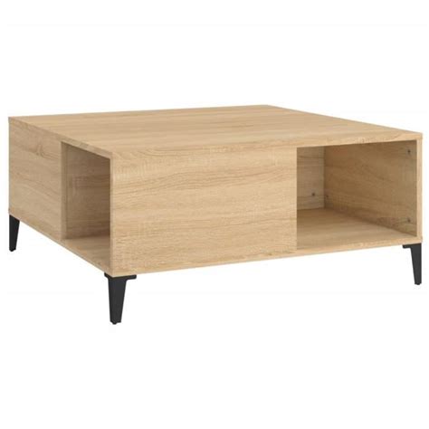 Table basse ZERODIS Chêne sonoma Bois d ingénierie Métal