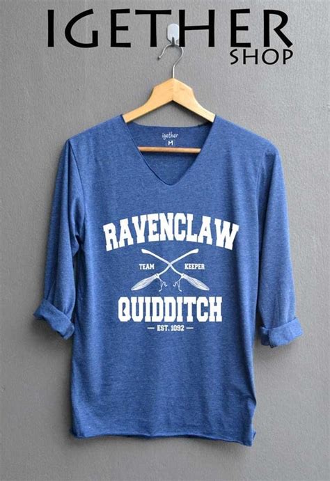 Ravenclaw Quidditch Shirt Harry Potter Shirts By Igetherproject