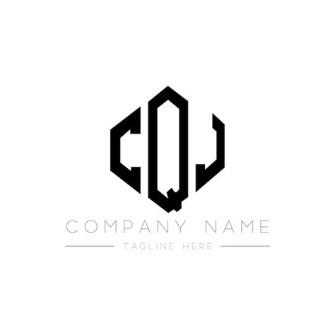 Premium Vector Cqj Letter Logo Design With Polygon Shape Cqj Polygon