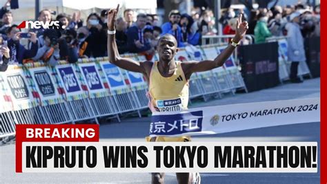 Benson Kipruto Wins Tokyo Marathon News Youtube