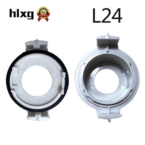 Hlxg 2PCS LED Headlight H7 Sockets Headlight Bulb Holders Adapter Base