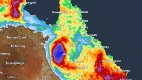 Queensland Weather Storms Combine With Cyclone Kirrily Remnants To