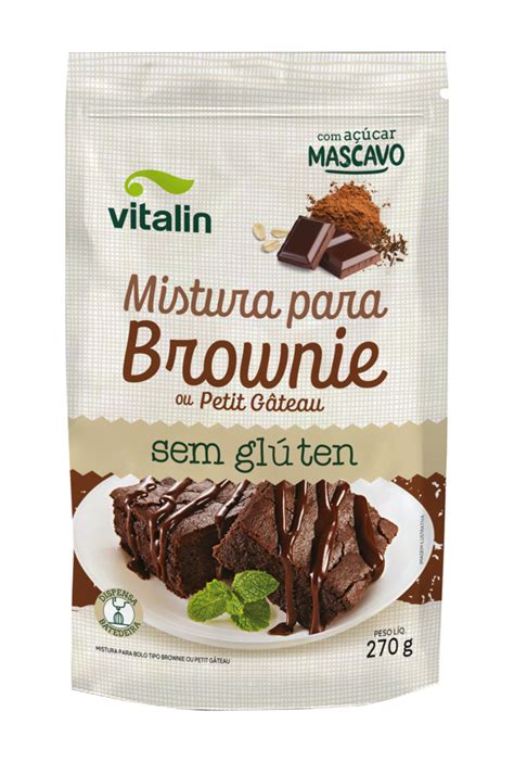 Mistura Para Brownie Vitalin G Vitalin Sem Gl Ten