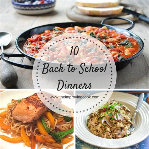 10 Back To School Dinner Recipes