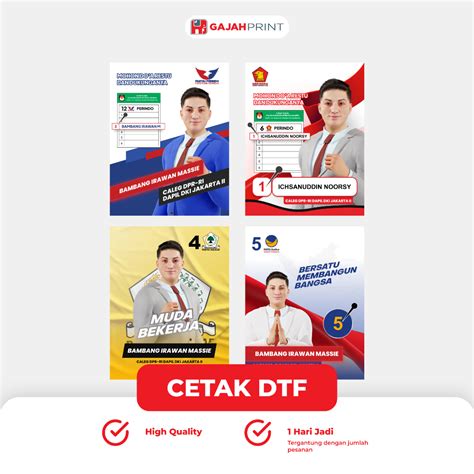 Jual Banner Caleg X Cm Free Template Design Mmt Caleg