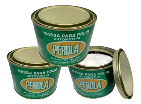 Kit Massa P Polir Automotiva Branca Extra Fina Perola Mercadolivre