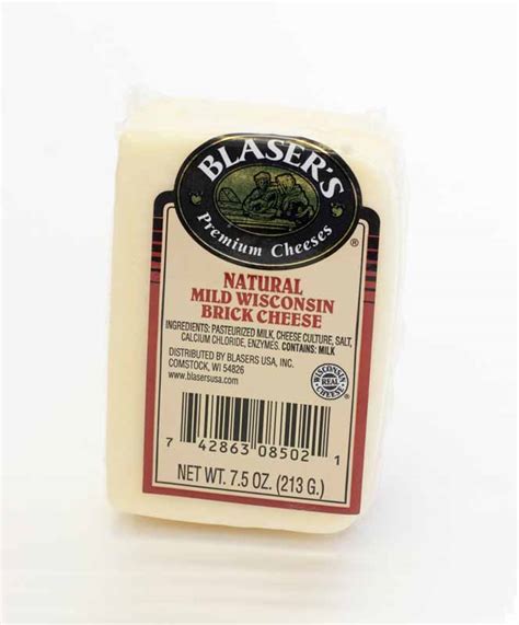 7.5oz Ellsworth Wisconsin Brick Cheese - Ellsworth Cooperative Creamery