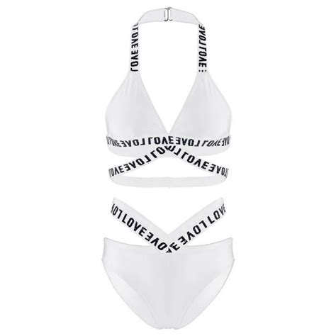 Iiniim Sexy Bikini Femme Maillots De Plage Halter Bra Push Up Pi Ces