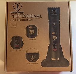 Ceenwes Tondeuse à cheveux solide pour homme rechargeable sans fil