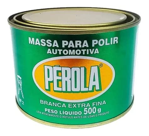 Massa De Polir Metais Automotiva Nº2 Extra Fina 500g Pérola