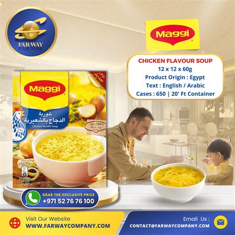 Maggi Chicken Noodle Soup Exporter in Dubai, UAE, Middle East - Far Way