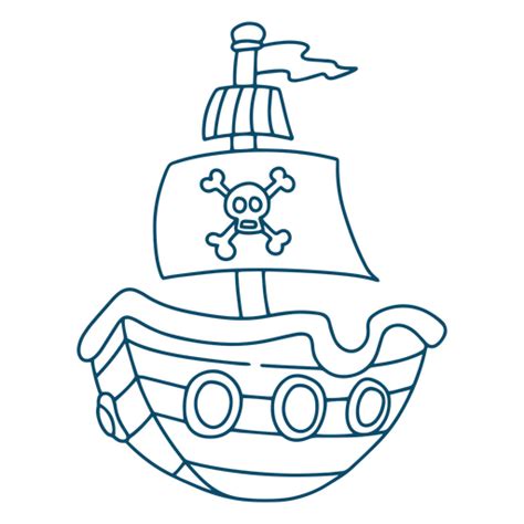 Designs PNG De Pirate Ship Para Camisetas E Merch