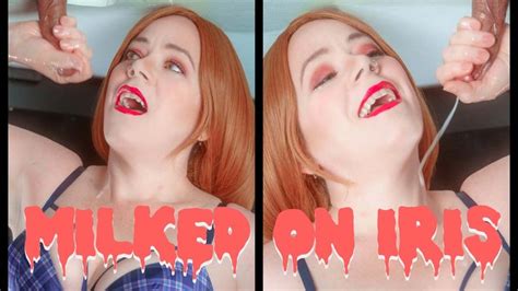 Amateur Red Head Milking Table C On Iris Keenkade SD Iris Keenkade Clips4sale