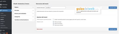 Cómo añadir un enlace personalizado al menú principal en WordPress