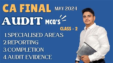 Ca Final Audit Icai Mcqs Class Live May Abhishek