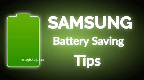 Save Battery On Samsung Tips And Important Settings