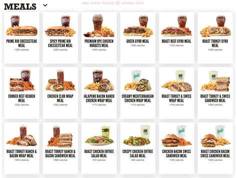 Online Menu of Arbys Restaurant, Springdale, Arkansas, 72762 - Zmenu