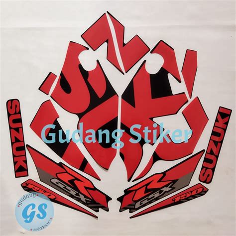 Jual STRIPING STIKER LIS LES FULLBODY MOTOR SUZUKI GSX 150R TAHUN 2016