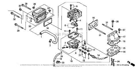 Honda Engines GX670 VXE2 ENGINE JPN VIN GCAM 1000001 TO GCAM