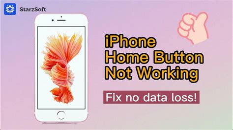 How To Fix Iphone Home Button Not Working No Data Loss Youtube