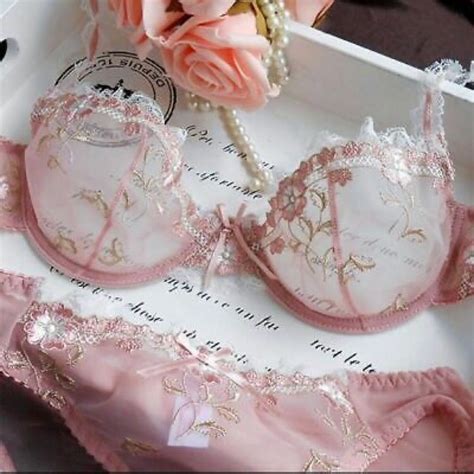 Baby Pink And White Lingerie Set Never Worn Depop Artofit