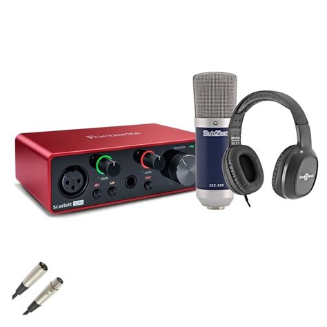 Focusrite Scarlett Solo (3rd Gen) Recording Bundle at Gear4music