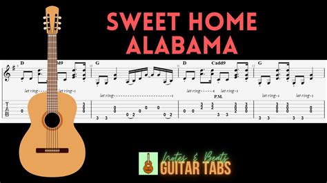 Lynyrd Skynyrd Sweet Home Alabama Guitar Tab Youtube