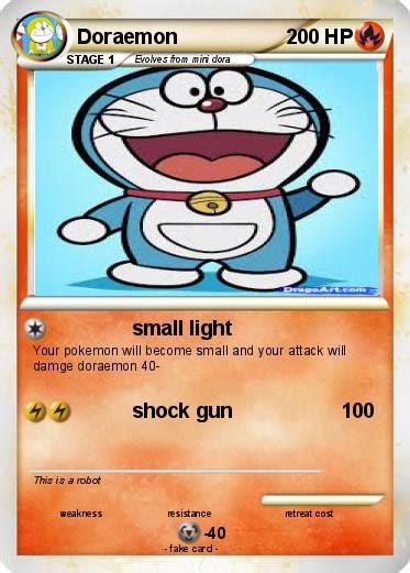 Pokémon Doraemon 84 84 - small light - My Pokemon Card