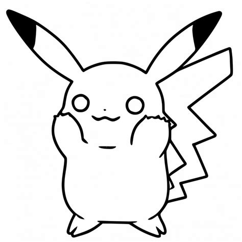 Coloriage Pikachu à imprimer sur ColoriageEnfant