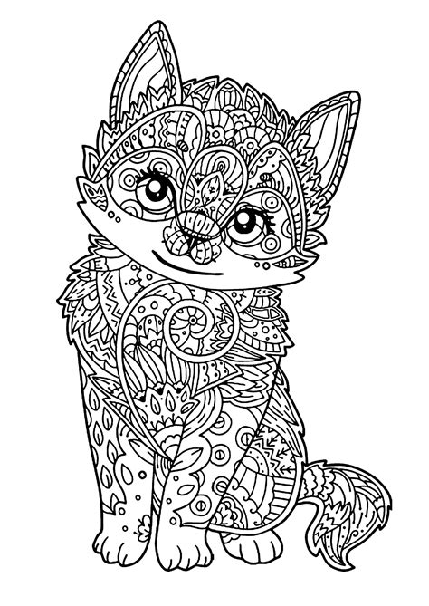 Coloring Pages Kittens Printable - modern creative ideas