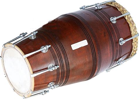 Amazon Sai Musicals Dholak Dholki Special Gajra Mango Wood Bolt