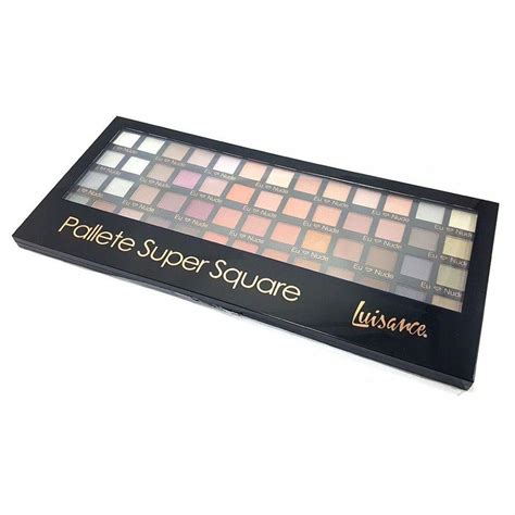 Paleta De Sombras Nude Super Square Luisance L Estojos E Paletas