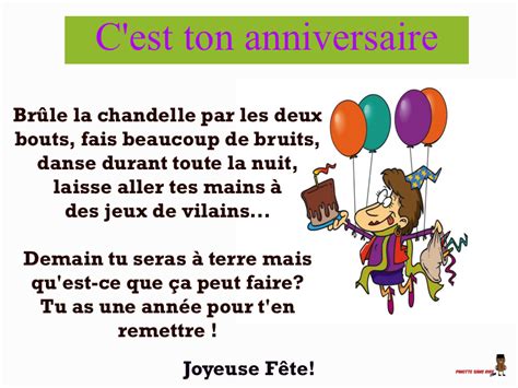 Image Carte Anniversaire Humour Homme Gratuite