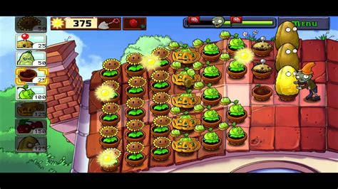 Plants Vs Zombies Roof Youtube